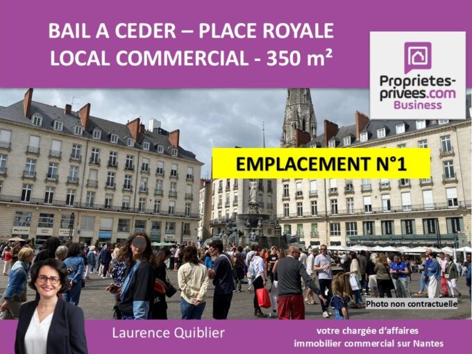 44000 NANTES  – BAIL A CEDER , LOCAL COMMERCIAL 350 M²