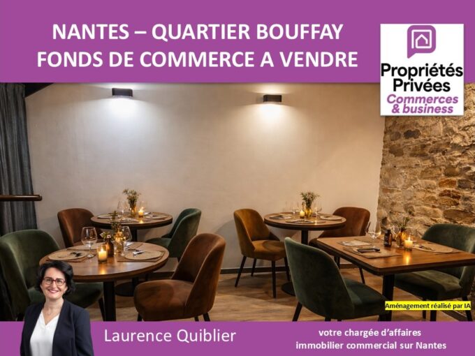 44000 NANTES BOUFFAY-  RESTAURANT 30 COUVERTS, TERRASSE