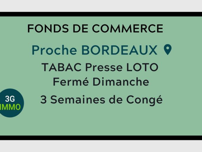 Tabac-Presse-FDJ à Bordeaux