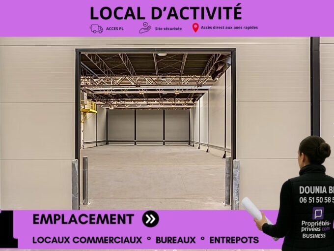 MONTATAIRE – Local d’activité, Entrepôt 480 m²