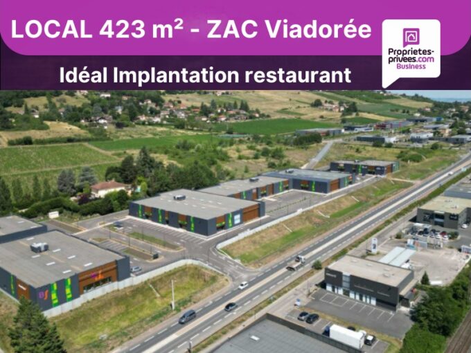 Villefranche Sud – LOCATION LOCAL COMMERCIAL  423 m² TERRASSE
