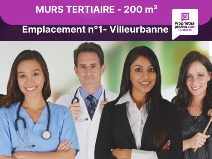 VILLEURBANNE – Murs Commerciaux / Tertiaire – 200 m²