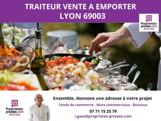 69003 LYON –  RESTAURANT  Rentabilité optimisée