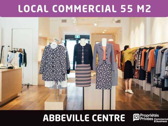 80100 ABBEVILLE – PRET A PORTER, MODE, ACCESSOIRES 55 m²