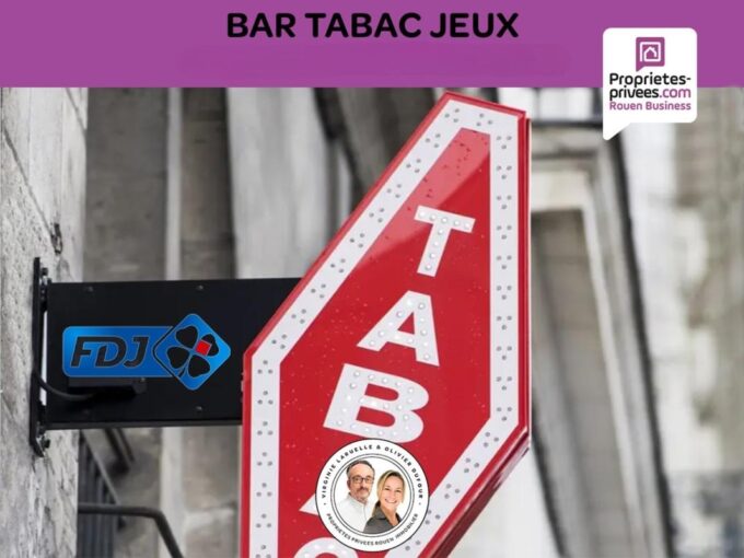ROUEN DARNETAL – BAR TABAC FDJ AVEC TERRASSE ET LOGEMENT