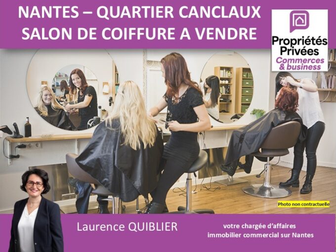 44100 NANTES – SALON DE COIFFURE A VENDRE QUARTIER CANCLAUX