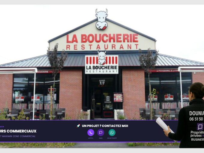 SAINT MAXIMIN – MURS COMMERCIAUX LIBRES, RESTAURANT 430 M²