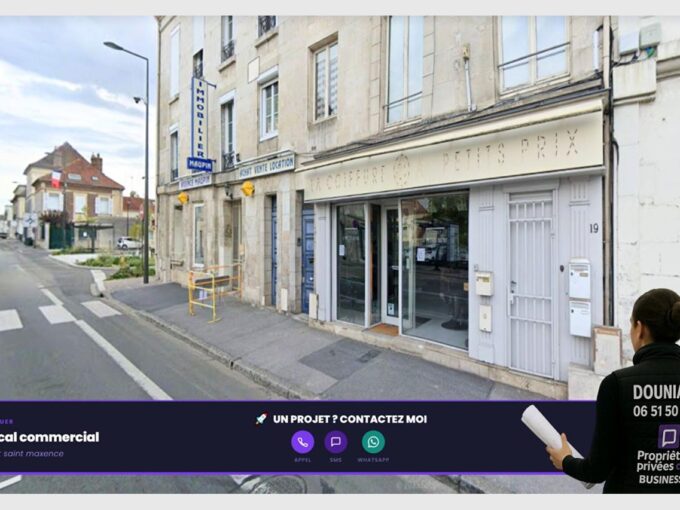 LOCAL COMMERCIAL 70 m² – EMPLACEMENT N°1 PONT-SAINTE-MAXENCE