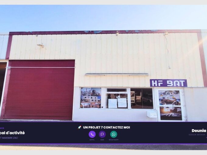 SAINT MAXIMIN – NOUVEAU LOCAL COMMERCIAL 170 M²