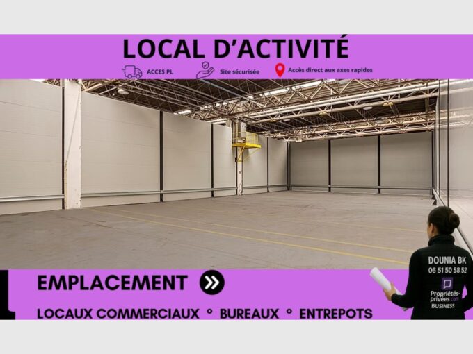 60160 MONTATAIRE –   ENTREPÔT   m² À LOUER