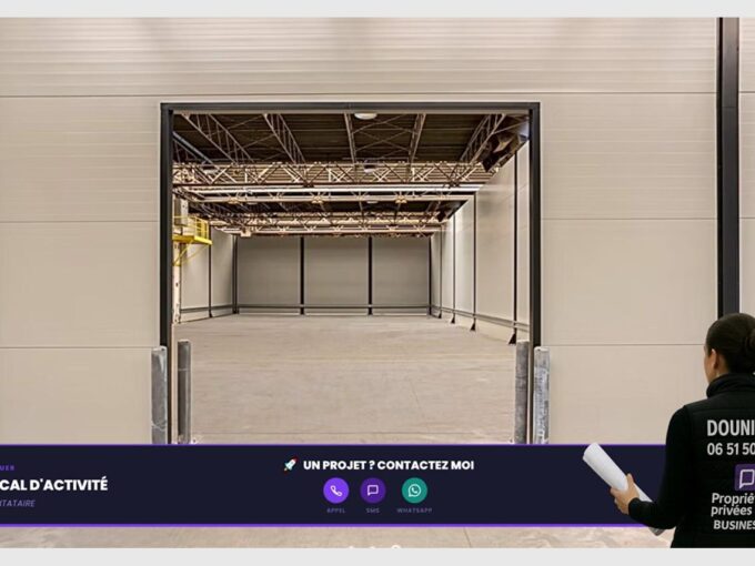 MONTATAIRE – Local d’activité, Entrepôt 480 m²