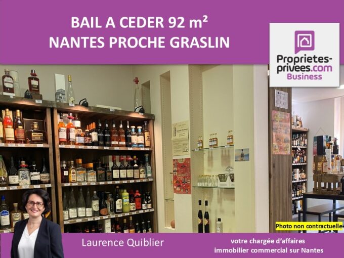 44000 NANTES – BAIL A CEDER 92 M² QUARTIER RACINE