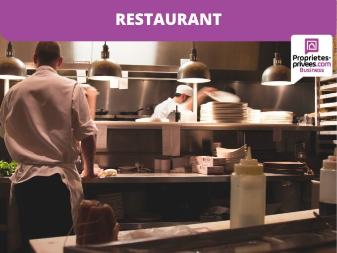 RESTAURANT 45 COUVERTS, TERRASSE 45 PLACES, STUDIO,  bord de la Sarthe