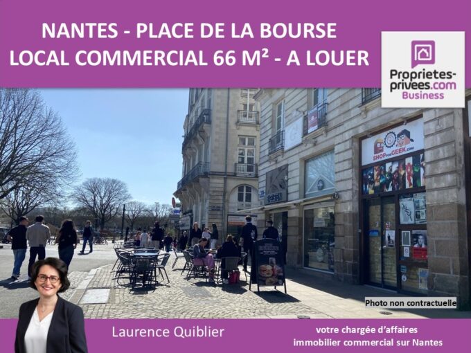 44000 NANTES – LOCAL COMMERCIAL A LOUER 66 M²