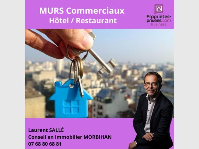 Morbihan – MURS COMMERCIAUX  Hôtel Restaurant (550 m²)