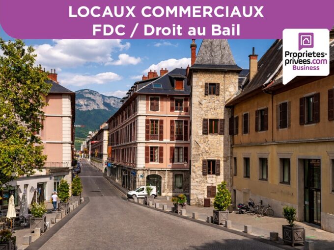 CHAMBERY – FDC – Droit au bail,  Local Chambery