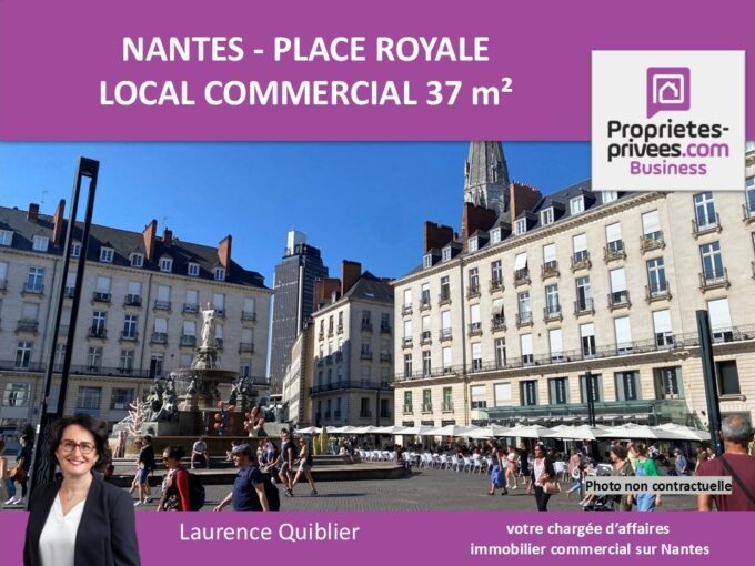 44000 NANTES – PLACE ROYALE – LOCAL COMMERCIAL 37 M²