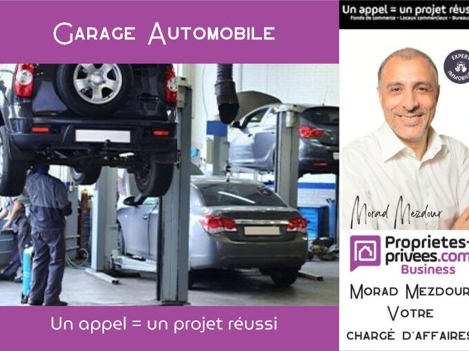 Cession Garage Automobile – Armentières – Loyer Très Bas