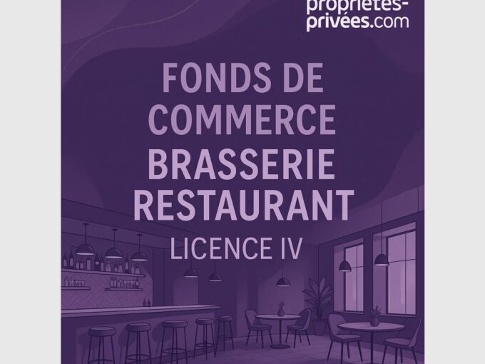 SAINT LEU LA FORET – BRASSERIE RESTAURANT LICENCE IV, TERRASSE 30 PLACES