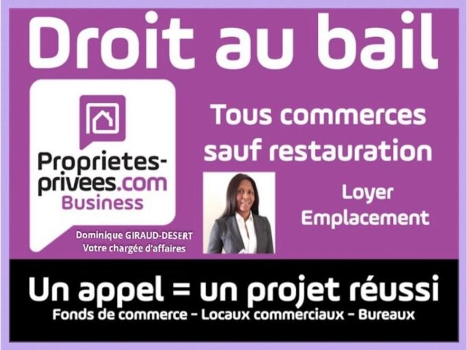 75017 PARIS, AVENUE DES TERNES – CESSION DROIT AU BAIL TOUS COMMERCES