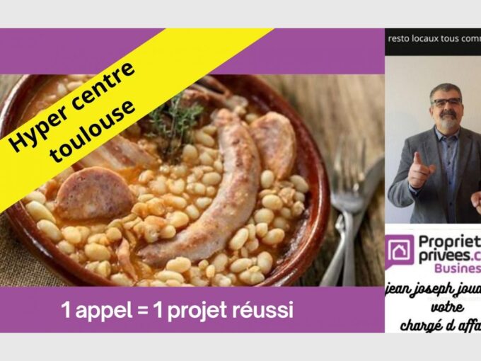 À vendre-Fonds de commerce Restaurant-Hyper-centre de Toulouse