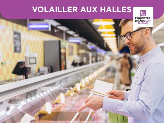 38000 GRENOBLE – Volailler aux halles de Grenoble Chiffre d’affaires 145 k