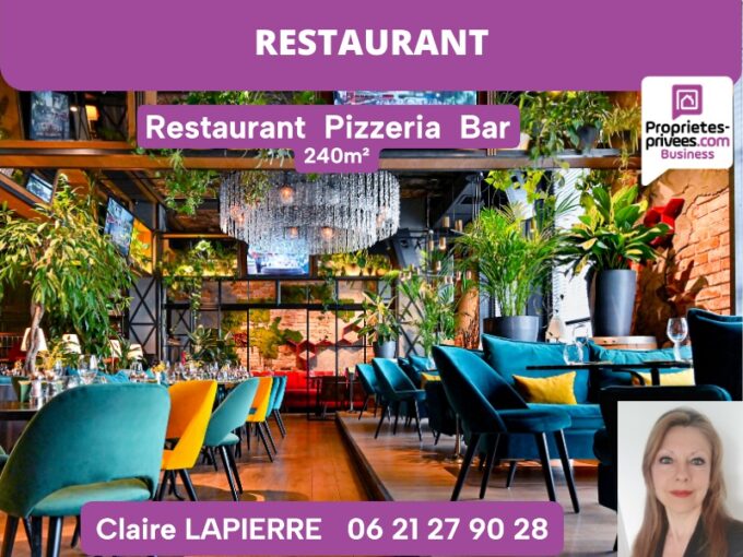 SECTEUR RENNES – Bar Restaurant Pizzeria avec Licence IV et grande terrasse