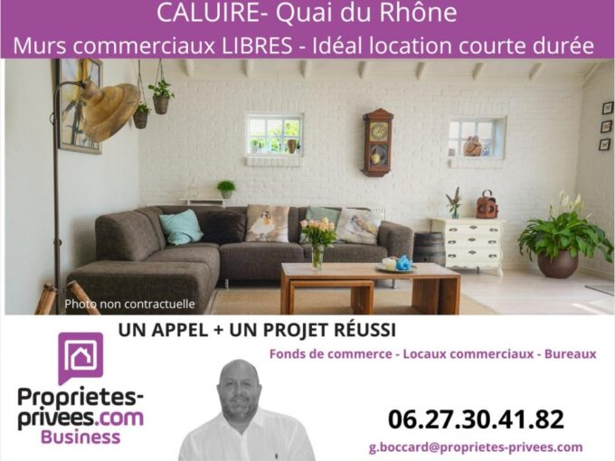 CALUIRE ET CUIRE – MURS COMMERCIAUX LIBRES, LOCAL 45,61 m²