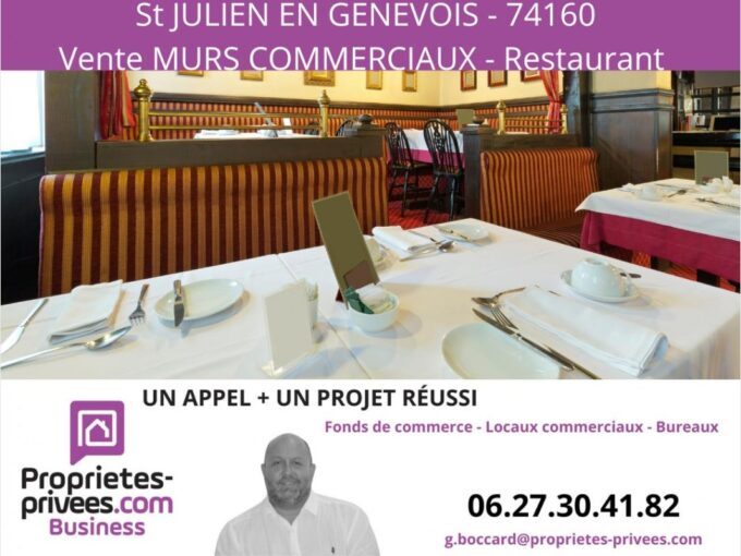 SAINT JULIEN EN GENEVOIS – MURS COMMERCIAUX  800 m²