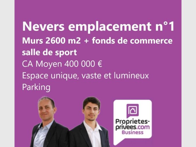 NEVERS – LOCAL COMMERCIAL 2600 M2