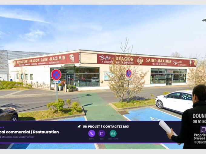 SAINT-MAXIMIN – RARE LOCAL RESTAURATION 800 m²