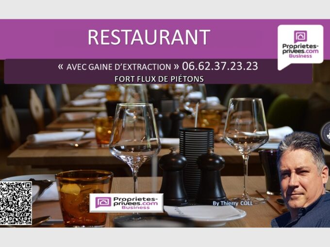 OULINS PIERRE BENITE – BAR, RESTAURANT 120 m2 et  GRANDE TERRASSE de 550 M² LICENCE IV