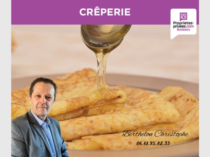 EXCLUSIVITE SECTEUR AUXERRE – RESTAURANT CREPERIE 60 COUVERTS AVEC TERRASSE