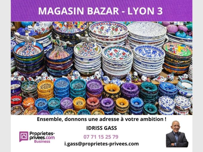 FONDS DE COMMERCE 69003 LYON –