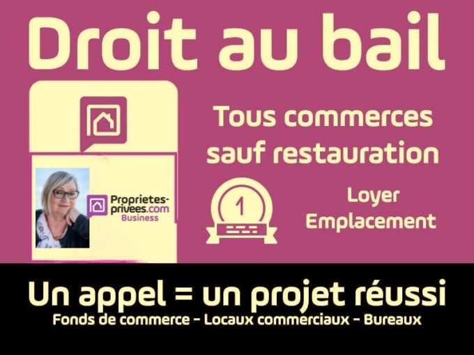 AIX LES BAINS  – Cession de bail, Local commercial 50 m²