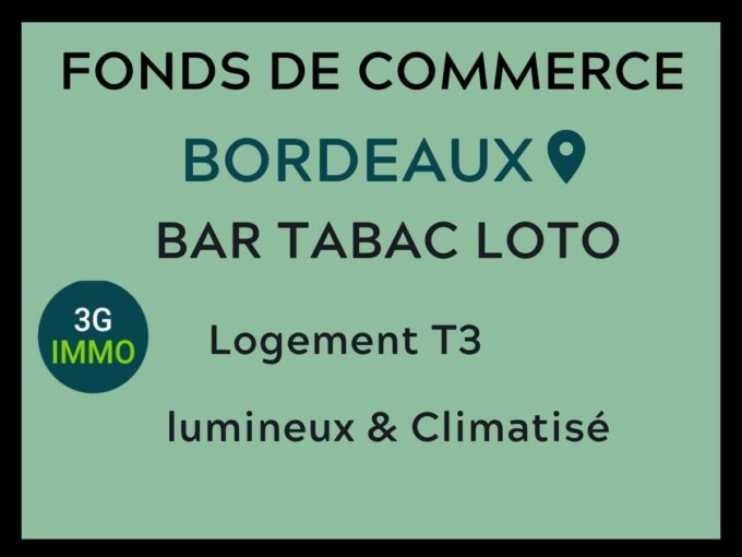 Fonds de commerce à Bordeaux