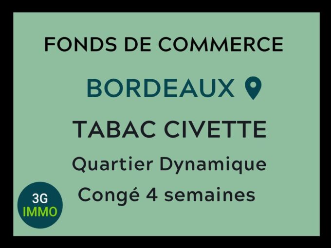 Tabac-Presse-FDJ à Bordeaux