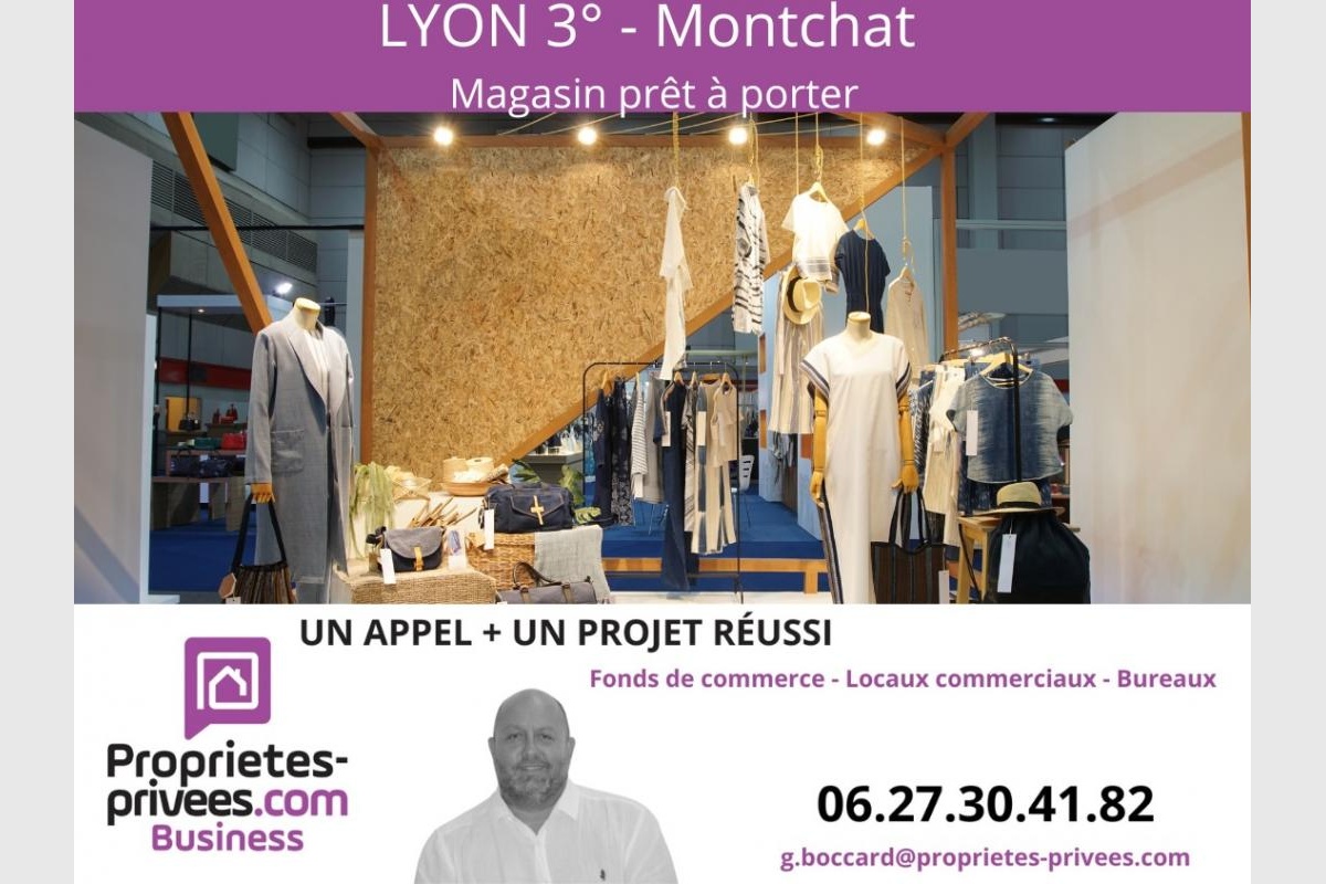 69003 LYON – PRET A PORETR, ACCESSOIRES DE MODE, 84 m²
