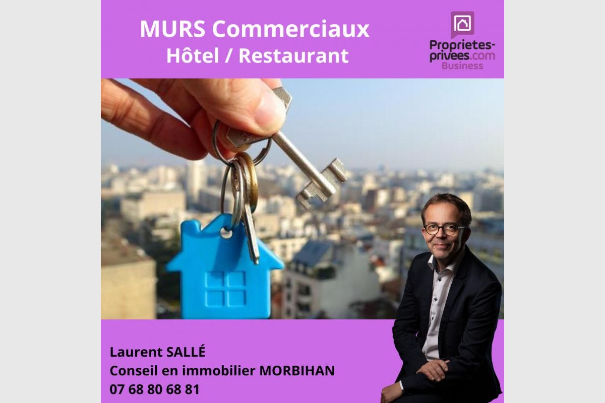 Morbihan – MURS COMMERCIAUX  Hôtel Restaurant (550 m²)